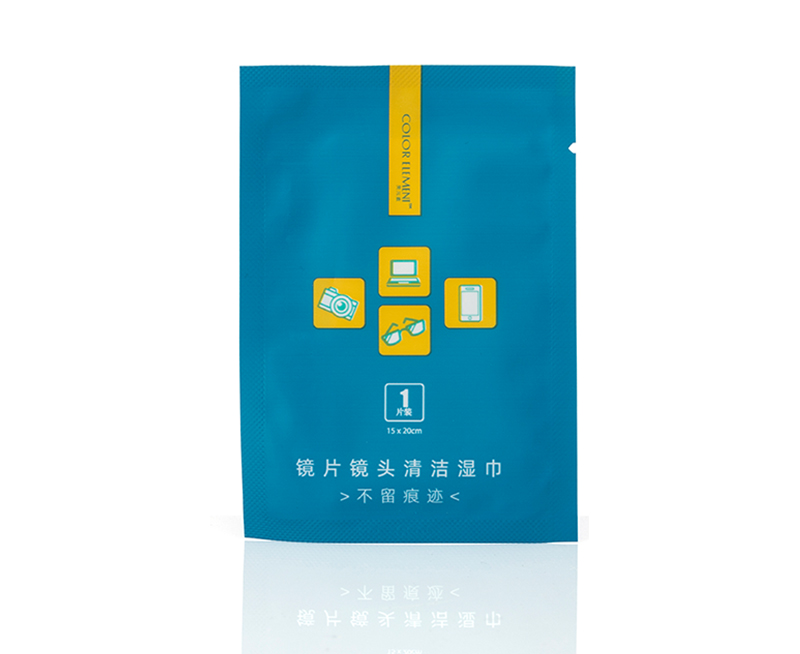 镜片擦拭眼镜清洁湿巾单片装