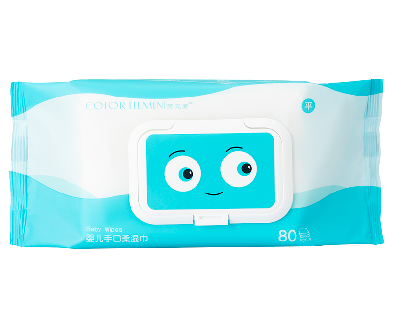 80抽袋装婴儿手口柔湿巾